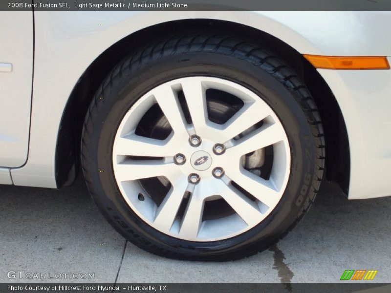 Light Sage Metallic / Medium Light Stone 2008 Ford Fusion SEL