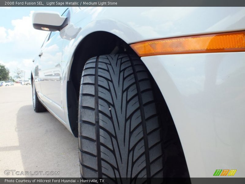 Light Sage Metallic / Medium Light Stone 2008 Ford Fusion SEL