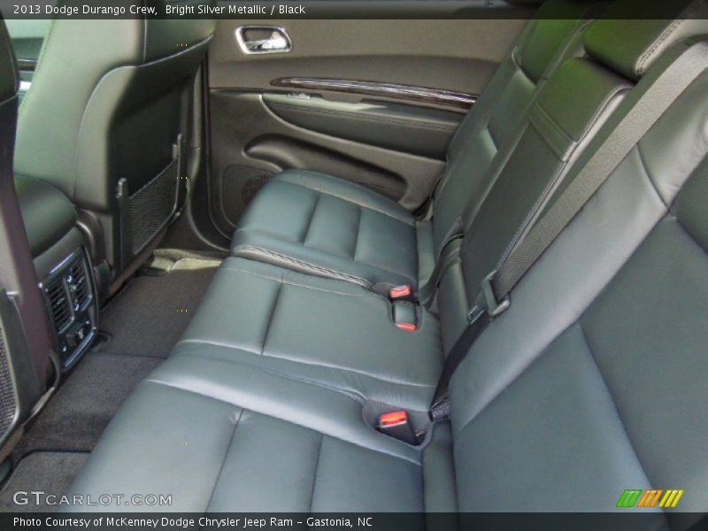 Bright Silver Metallic / Black 2013 Dodge Durango Crew