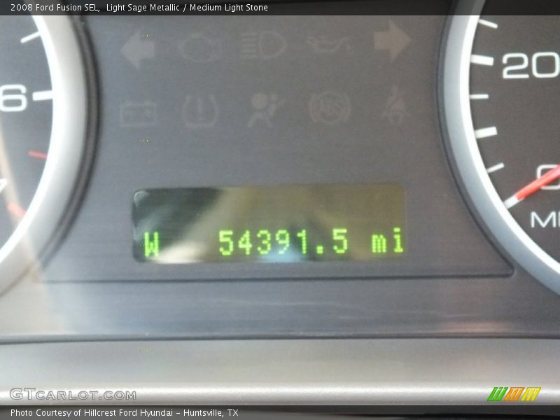 Light Sage Metallic / Medium Light Stone 2008 Ford Fusion SEL