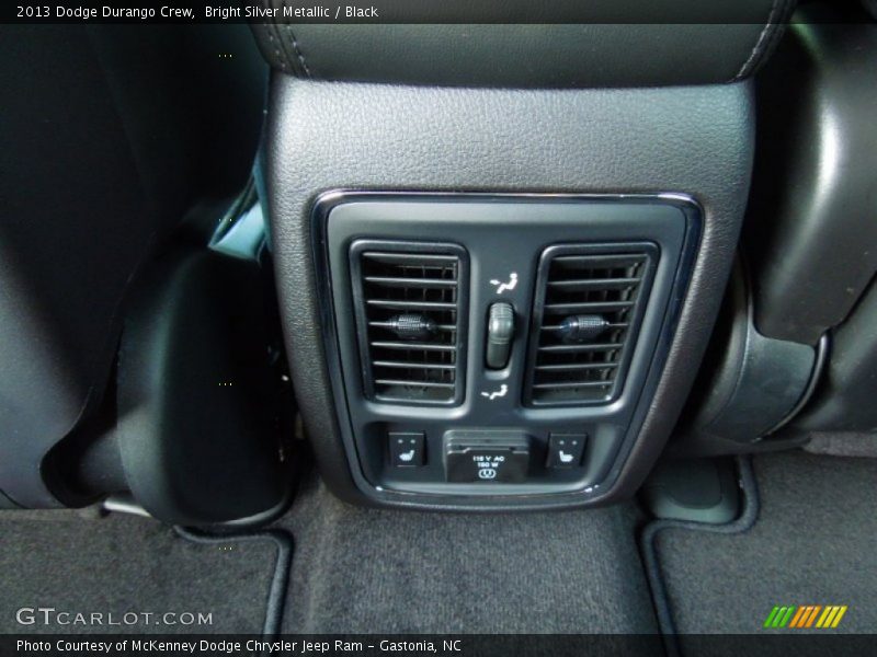 Bright Silver Metallic / Black 2013 Dodge Durango Crew