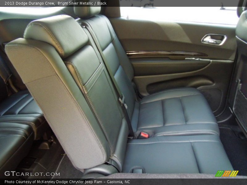 Bright Silver Metallic / Black 2013 Dodge Durango Crew