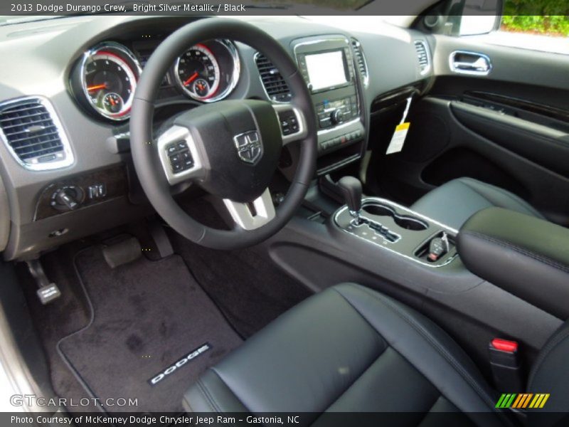 Black Interior - 2013 Durango Crew 