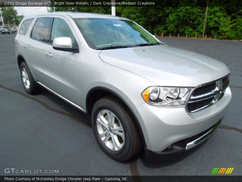 Bright Silver Metallic / Dark Graystone/Medium Graystone 2013 Dodge Durango SXT