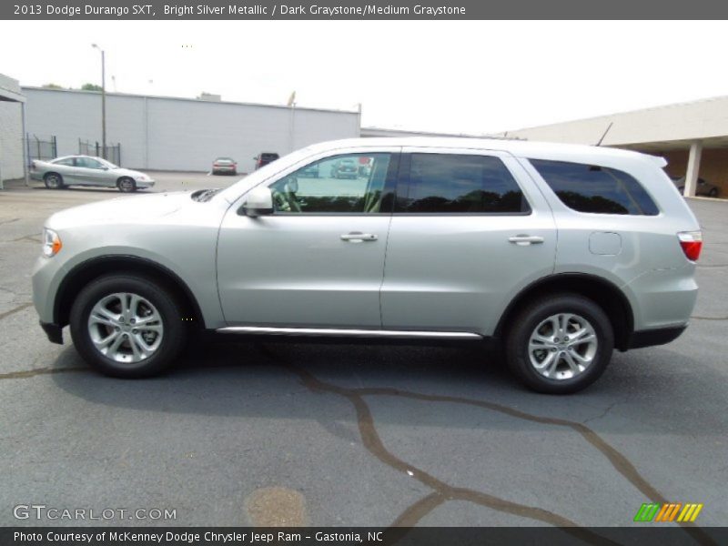 Bright Silver Metallic / Dark Graystone/Medium Graystone 2013 Dodge Durango SXT