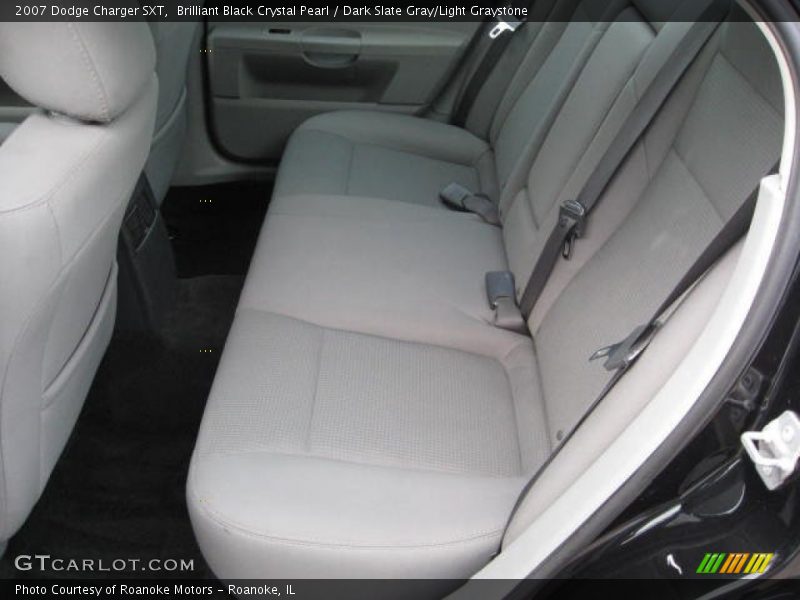Brilliant Black Crystal Pearl / Dark Slate Gray/Light Graystone 2007 Dodge Charger SXT