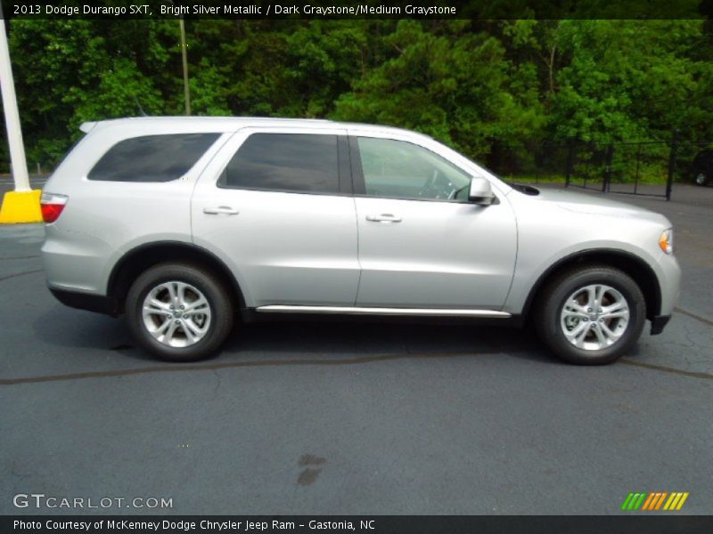 Bright Silver Metallic / Dark Graystone/Medium Graystone 2013 Dodge Durango SXT