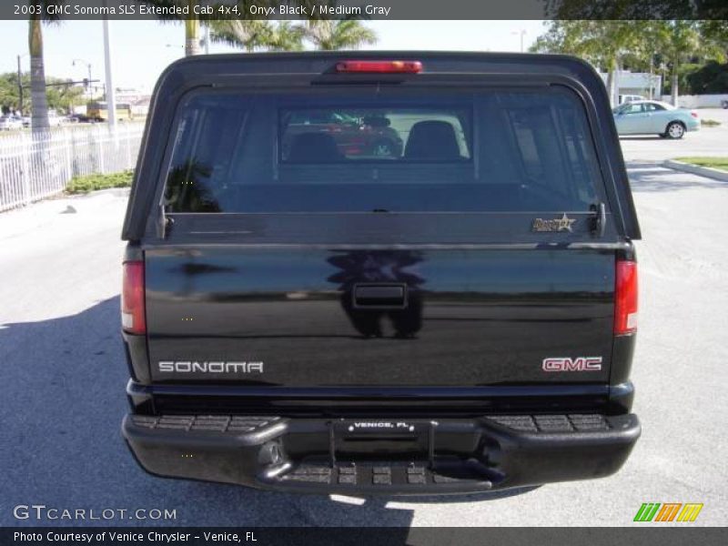 Onyx Black / Medium Gray 2003 GMC Sonoma SLS Extended Cab 4x4