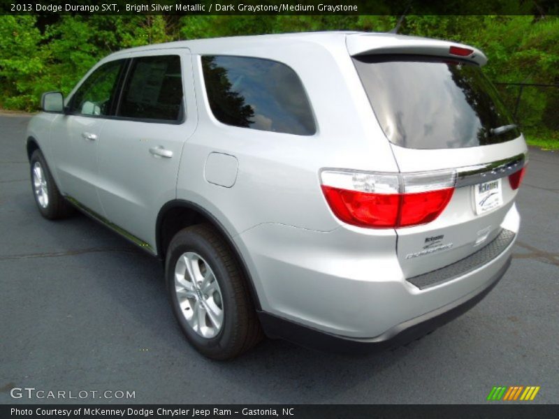 Bright Silver Metallic / Dark Graystone/Medium Graystone 2013 Dodge Durango SXT