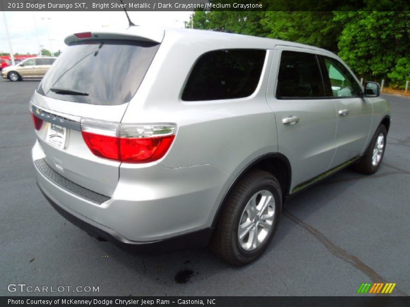 Bright Silver Metallic / Dark Graystone/Medium Graystone 2013 Dodge Durango SXT
