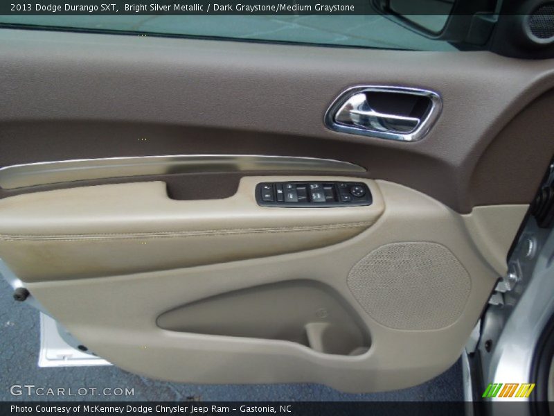 Bright Silver Metallic / Dark Graystone/Medium Graystone 2013 Dodge Durango SXT