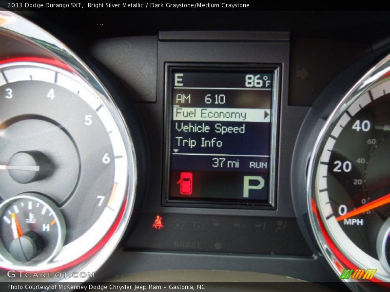 Bright Silver Metallic / Dark Graystone/Medium Graystone 2013 Dodge Durango SXT