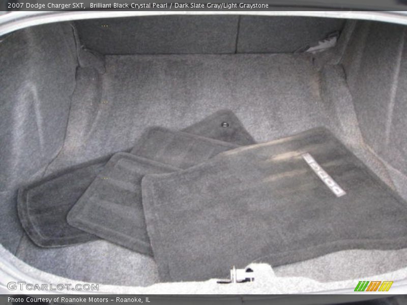 Brilliant Black Crystal Pearl / Dark Slate Gray/Light Graystone 2007 Dodge Charger SXT