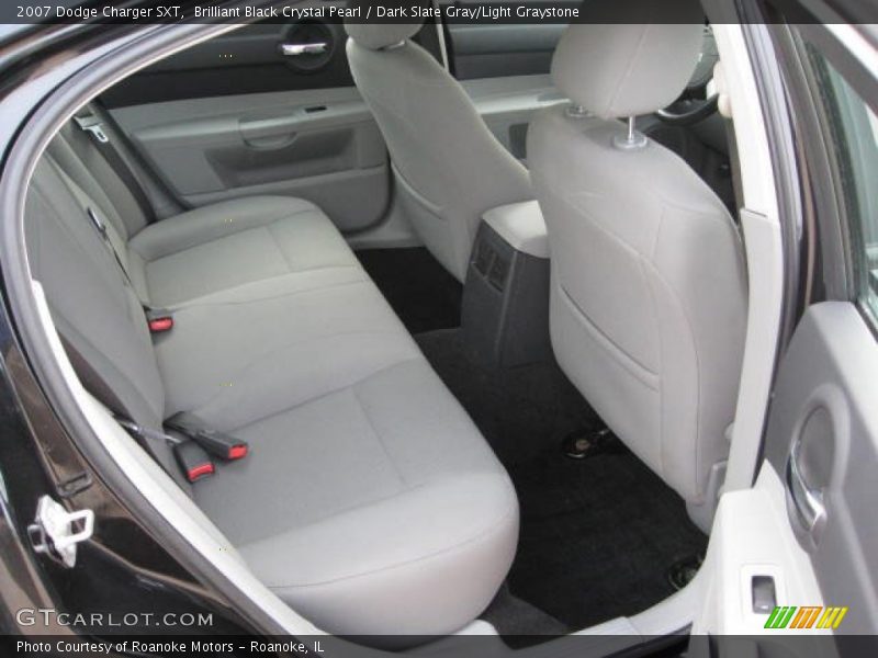 Brilliant Black Crystal Pearl / Dark Slate Gray/Light Graystone 2007 Dodge Charger SXT