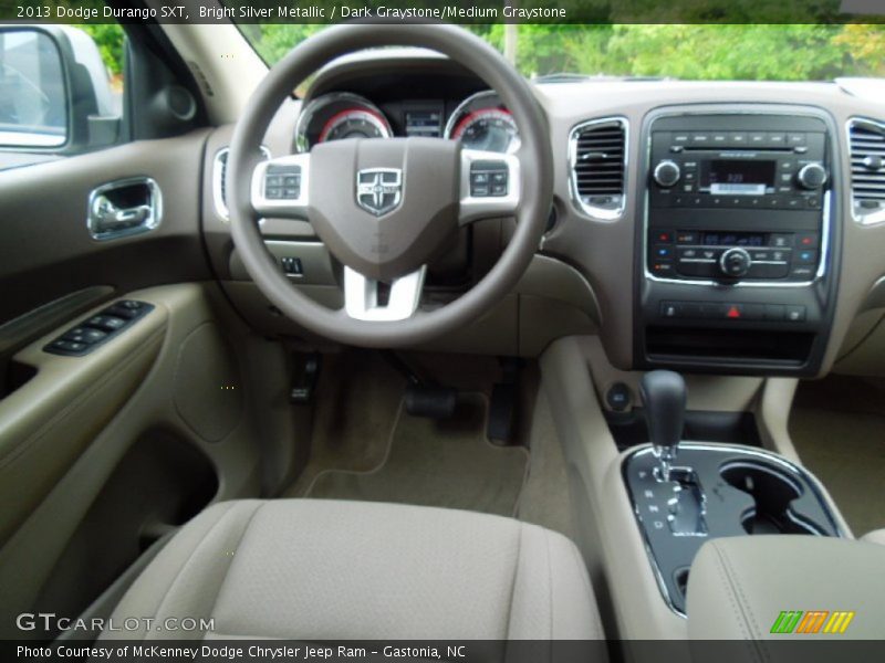 Bright Silver Metallic / Dark Graystone/Medium Graystone 2013 Dodge Durango SXT