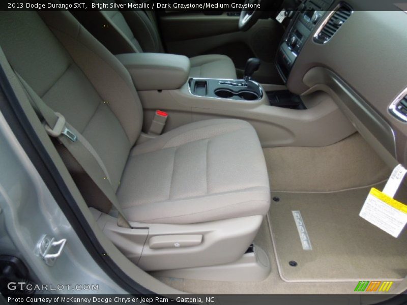 Bright Silver Metallic / Dark Graystone/Medium Graystone 2013 Dodge Durango SXT