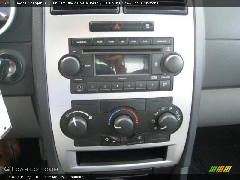 Brilliant Black Crystal Pearl / Dark Slate Gray/Light Graystone 2007 Dodge Charger SXT