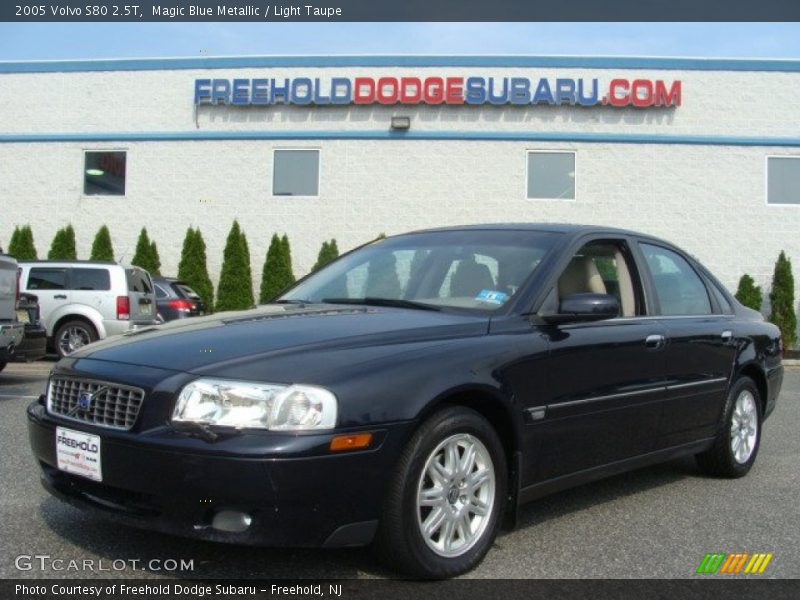 Magic Blue Metallic / Light Taupe 2005 Volvo S80 2.5T