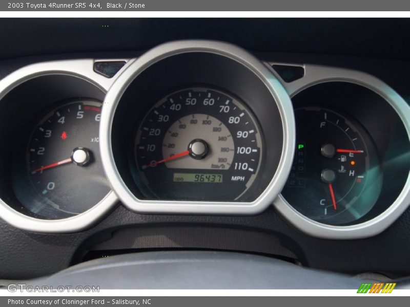 Black / Stone 2003 Toyota 4Runner SR5 4x4