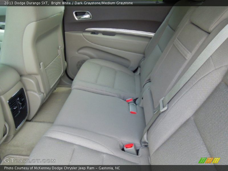 Bright White / Dark Graystone/Medium Graystone 2013 Dodge Durango SXT
