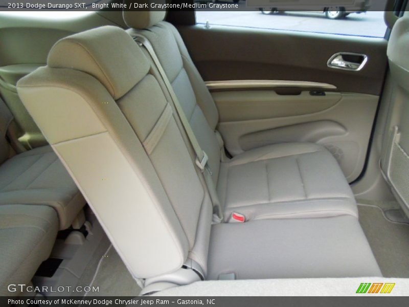 Bright White / Dark Graystone/Medium Graystone 2013 Dodge Durango SXT