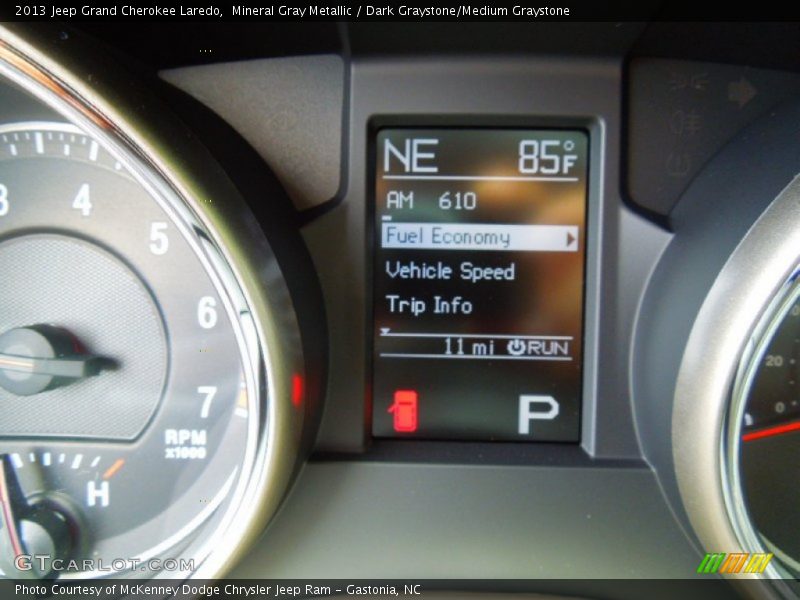 Mineral Gray Metallic / Dark Graystone/Medium Graystone 2013 Jeep Grand Cherokee Laredo