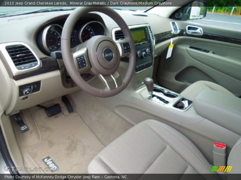 Mineral Gray Metallic / Dark Graystone/Medium Graystone 2013 Jeep Grand Cherokee Laredo