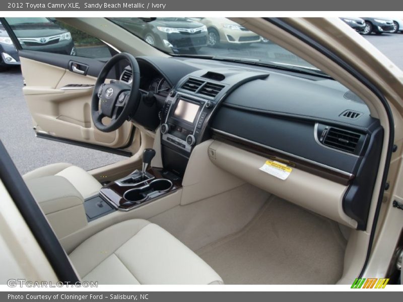 Sandy Beach Metallic / Ivory 2012 Toyota Camry XLE