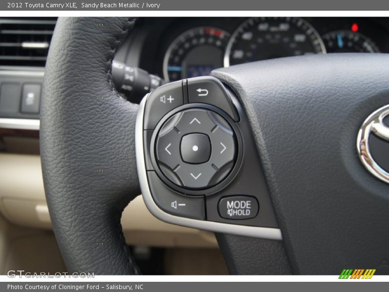 Sandy Beach Metallic / Ivory 2012 Toyota Camry XLE