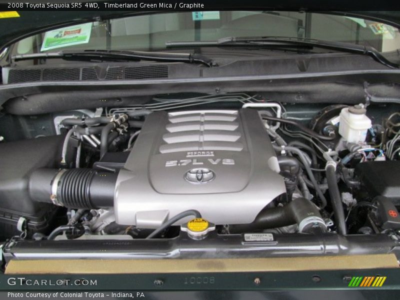 Timberland Green Mica / Graphite 2008 Toyota Sequoia SR5 4WD
