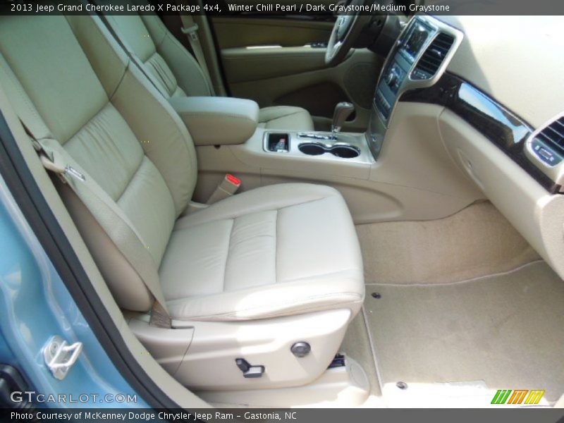Winter Chill Pearl / Dark Graystone/Medium Graystone 2013 Jeep Grand Cherokee Laredo X Package 4x4