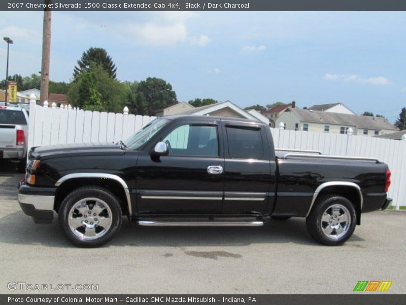 Black / Dark Charcoal 2007 Chevrolet Silverado 1500 Classic Extended Cab 4x4
