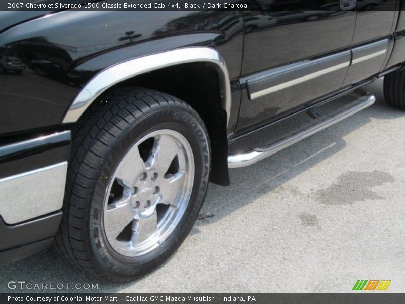 Black / Dark Charcoal 2007 Chevrolet Silverado 1500 Classic Extended Cab 4x4