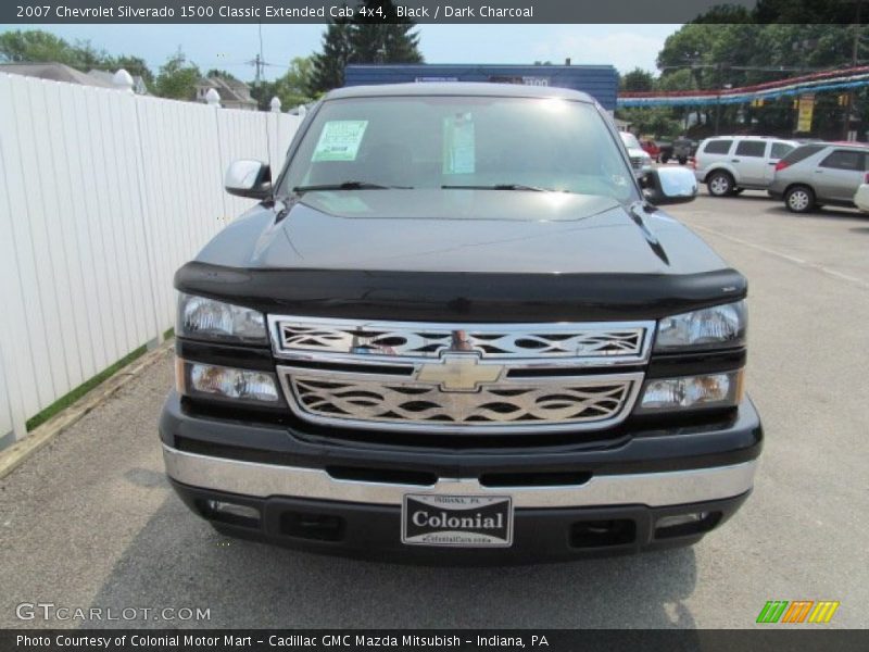 Black / Dark Charcoal 2007 Chevrolet Silverado 1500 Classic Extended Cab 4x4