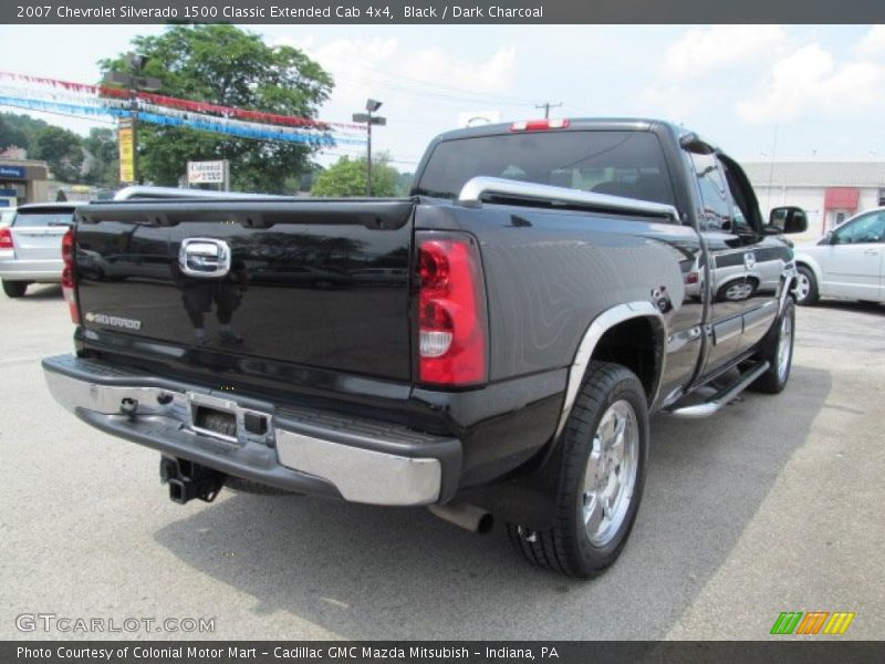 Black / Dark Charcoal 2007 Chevrolet Silverado 1500 Classic Extended Cab 4x4