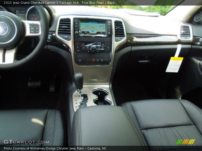 True Blue Pearl / Black 2013 Jeep Grand Cherokee Laredo X Package 4x4