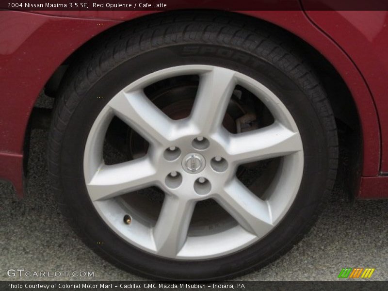 Red Opulence / Cafe Latte 2004 Nissan Maxima 3.5 SE