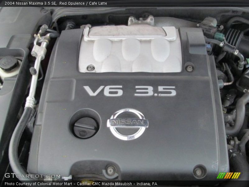 Red Opulence / Cafe Latte 2004 Nissan Maxima 3.5 SE