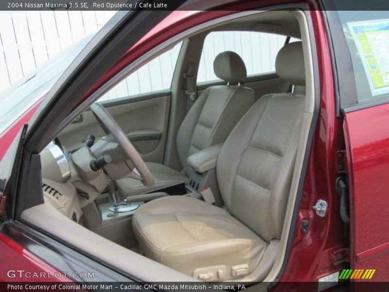 Red Opulence / Cafe Latte 2004 Nissan Maxima 3.5 SE