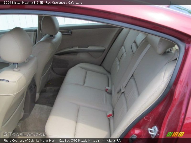Red Opulence / Cafe Latte 2004 Nissan Maxima 3.5 SE