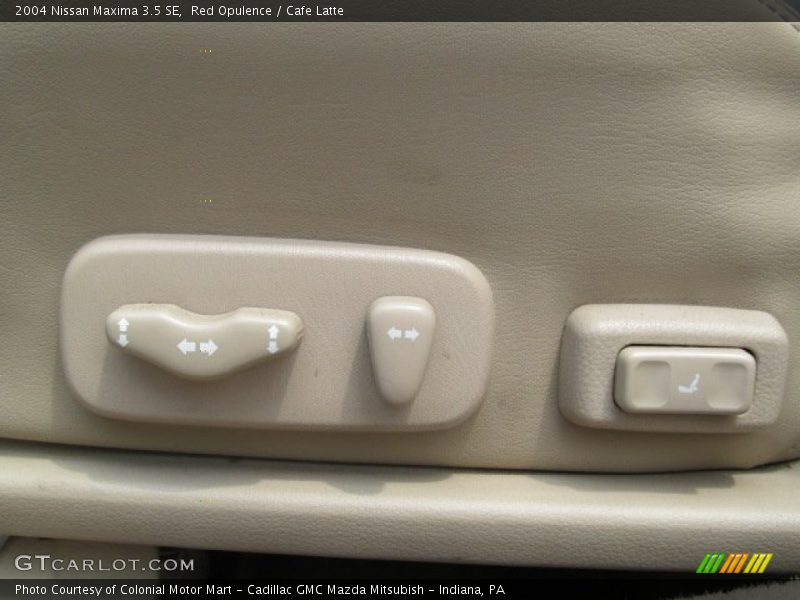 Red Opulence / Cafe Latte 2004 Nissan Maxima 3.5 SE