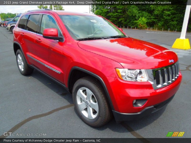 Deep Cherry Red Crystal Pearl / Dark Graystone/Medium Graystone 2013 Jeep Grand Cherokee Laredo X Package 4x4