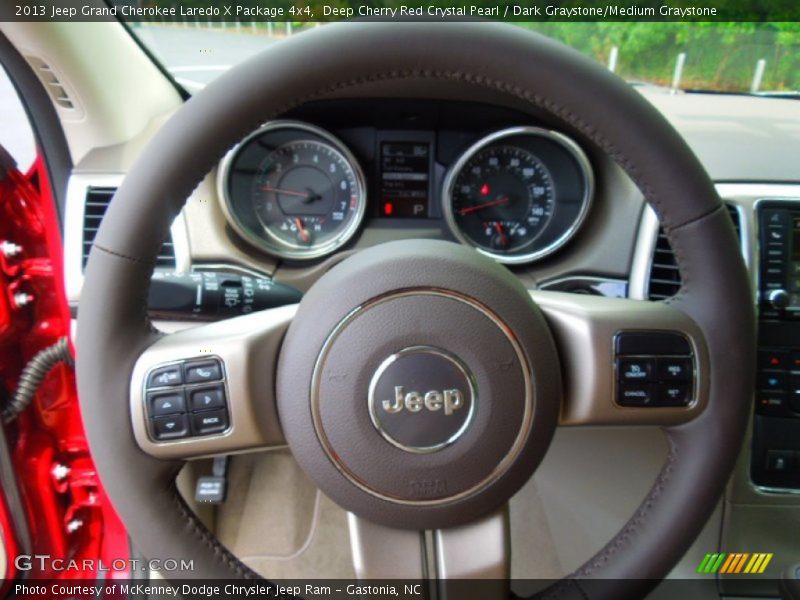 Deep Cherry Red Crystal Pearl / Dark Graystone/Medium Graystone 2013 Jeep Grand Cherokee Laredo X Package 4x4