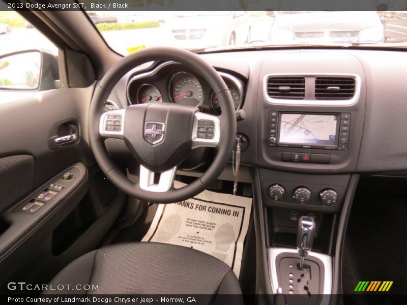 Black / Black 2013 Dodge Avenger SXT