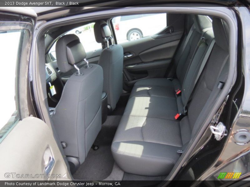 Rear Seat of 2013 Avenger SXT