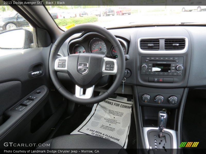 Black / Black 2013 Dodge Avenger SXT