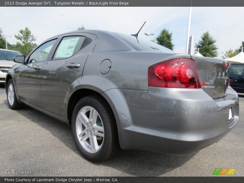 Tungsten Metallic / Black/Light Frost Beige 2013 Dodge Avenger SXT