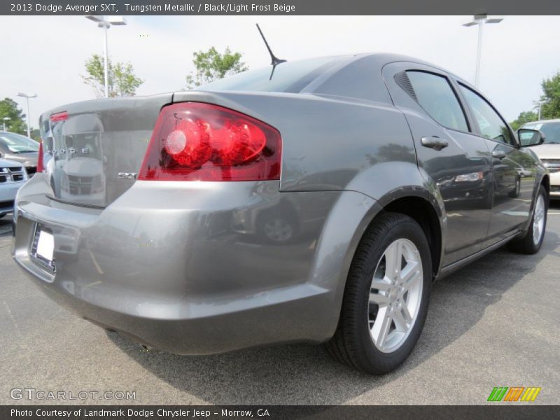 Tungsten Metallic / Black/Light Frost Beige 2013 Dodge Avenger SXT
