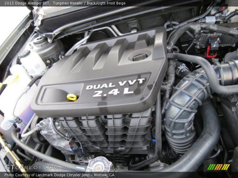 Tungsten Metallic / Black/Light Frost Beige 2013 Dodge Avenger SXT