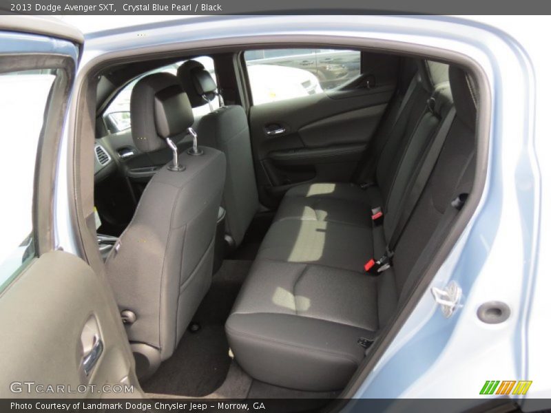 Rear Seat of 2013 Avenger SXT